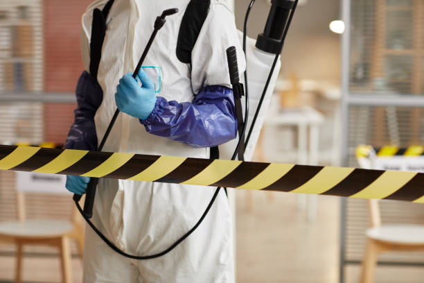 Professional Biohazard Cleanup technician working in Hobart, WI
